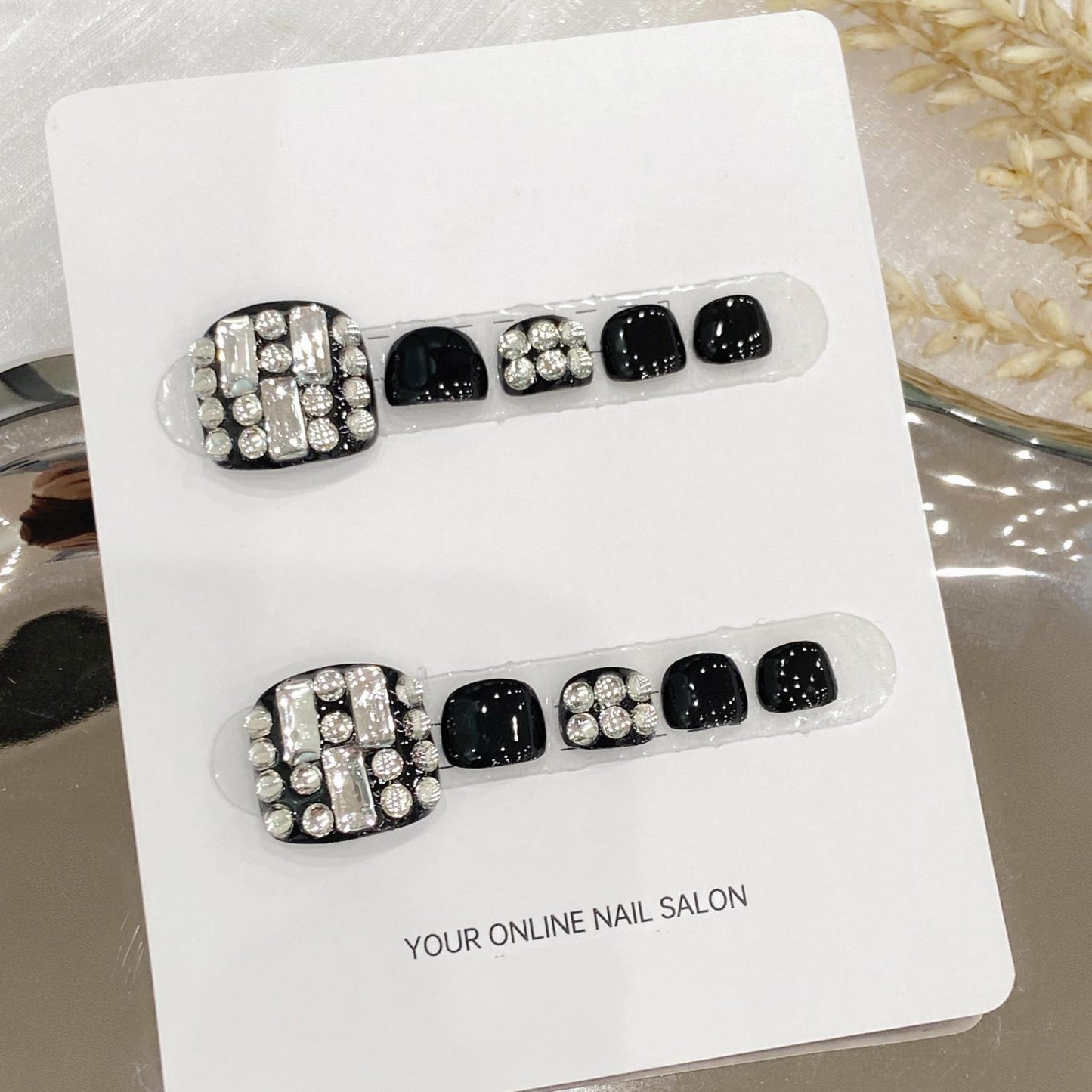 【Sen Nail】ホワイト系フットネイルチップ B15｜上品｜Sen Nail フットネイルチップ・ペディキュア