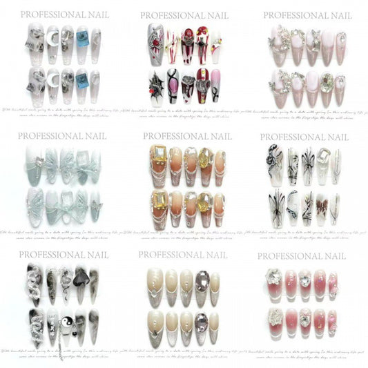 【Sen Nail】ヌーディーグラデーションネイルチップ｜ショートデザイン｜Sen Nail 日本向けネイルチップ 1