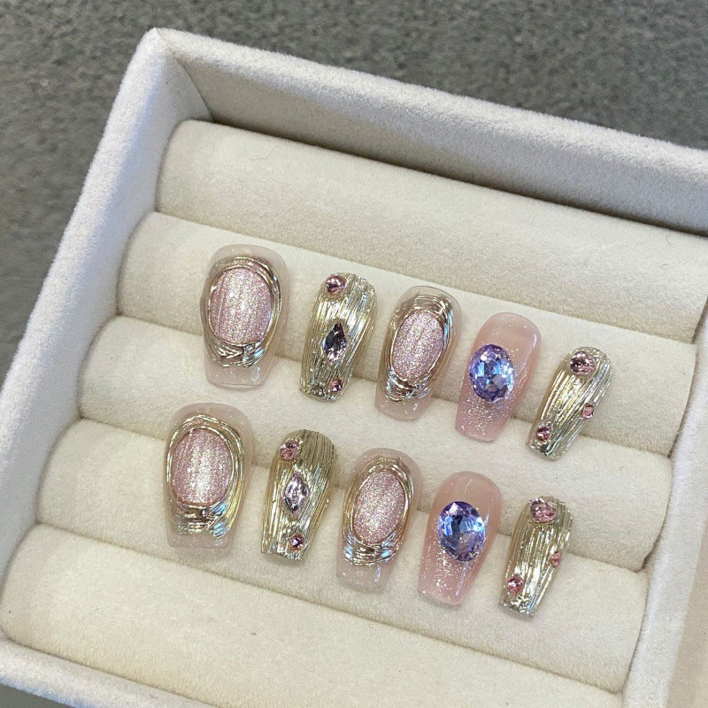 大人向けの清涼サマーネイルチップ。Sen Nailの涼しげなネイルデザインです。