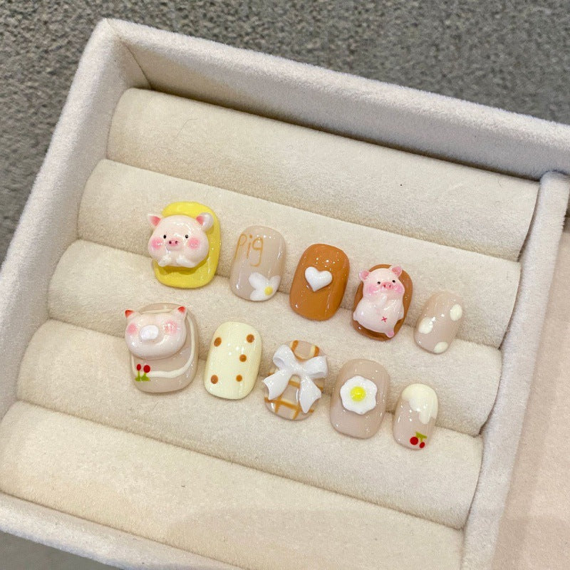 大人向けの清涼サマーネイルチップ。Sen Nailの涼しげなネイルデザインです。