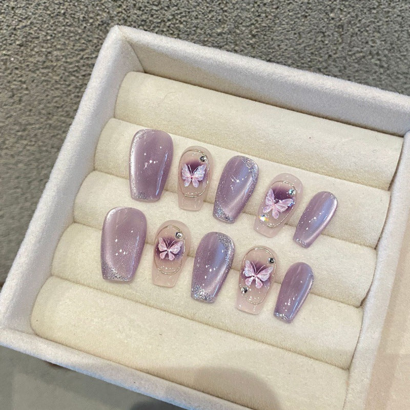 大人向けの清涼サマーネイルチップ。Sen Nailの涼しげなネイルデザインです。