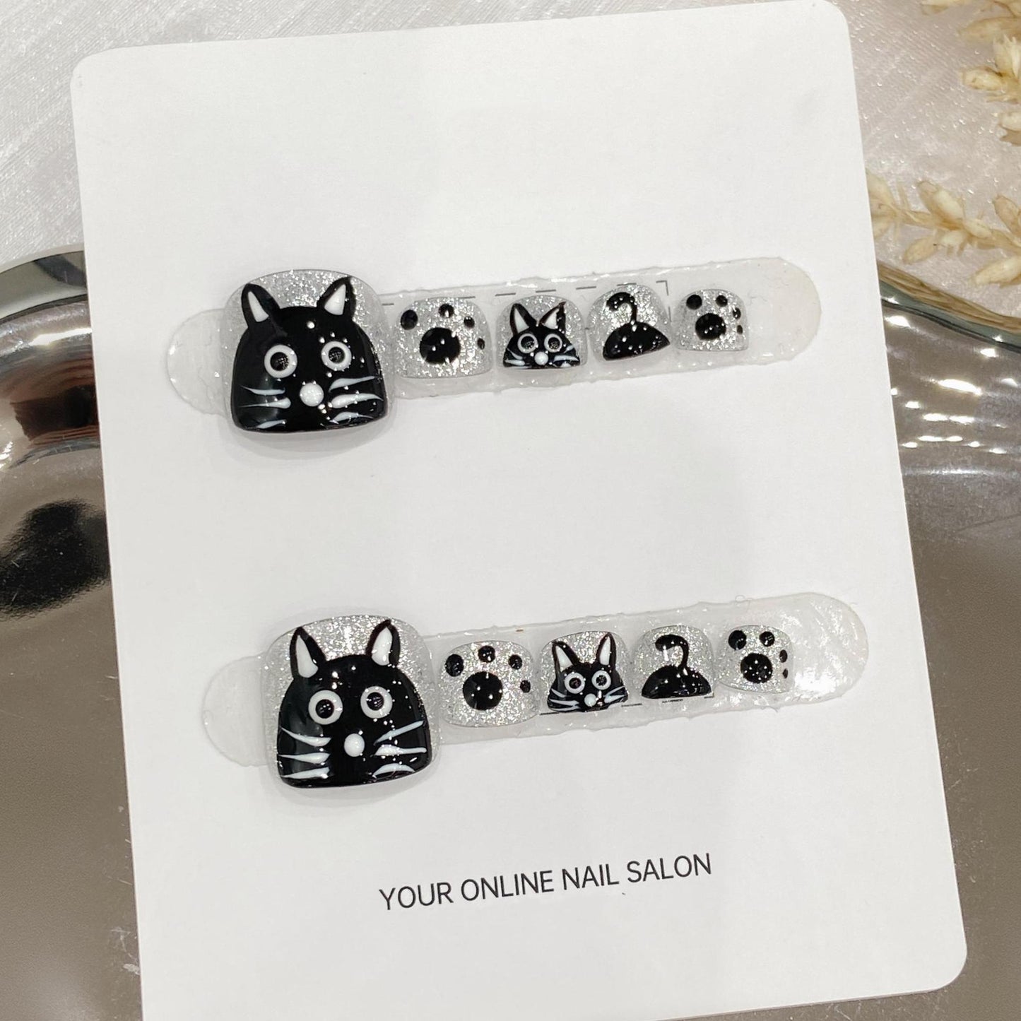 Sen Nail ホワイト系フットネイルチップ B10｜上品 詳細画像2、B10 ホワイト系・上品のフットネイルチップ