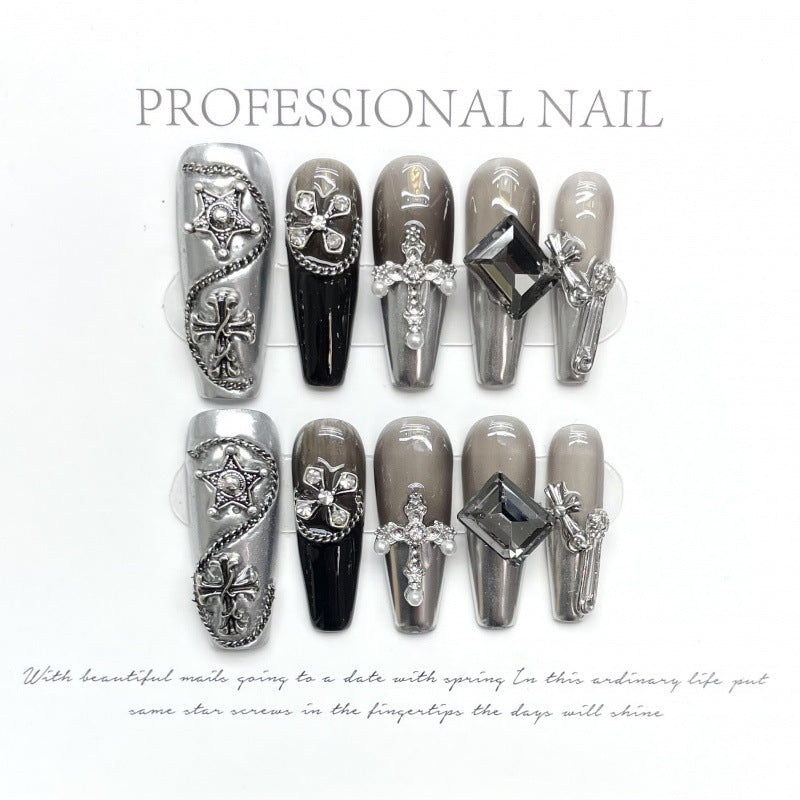 Sen Nail ヌーディーグラデーションネイルチップ｜ショートデザイン 詳細画像2、日常使いしやすい貼るネイルチップ
