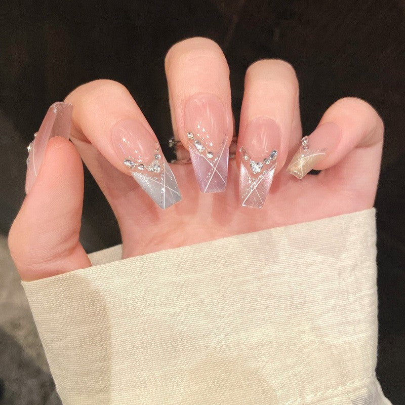 Sen Nail ヌーディーグラデーションネイルチップ｜ショートデザイン 詳細画像6、日常使いしやすい貼るネイルチップ