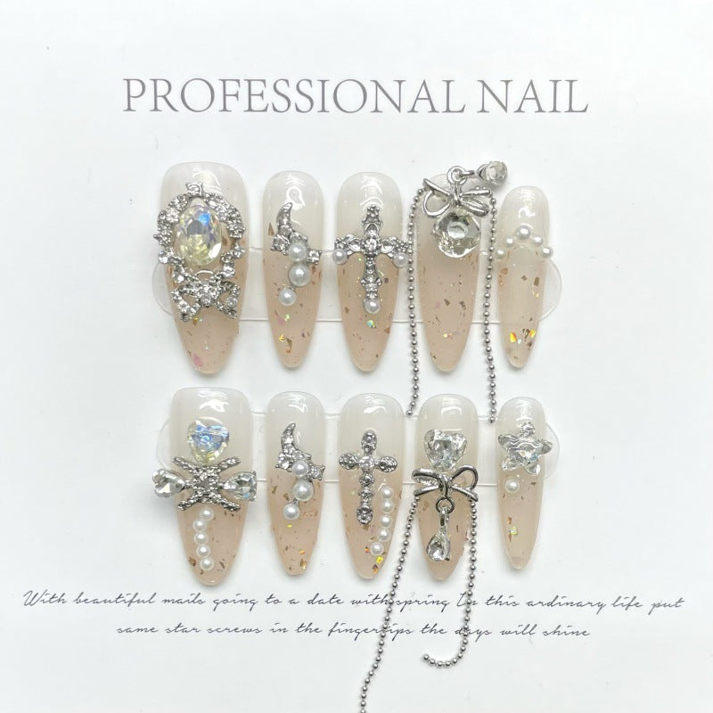 Sen Nail ヌーディーグラデーションネイルチップ｜ショートデザイン 詳細画像8、日常使いしやすい貼るネイルチップ