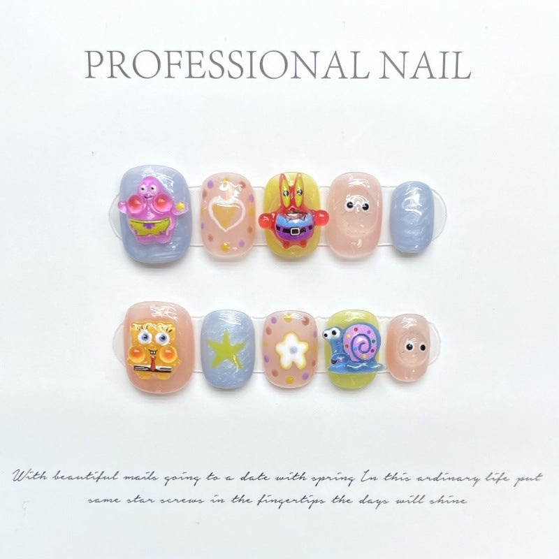 【Sen Nail - Mix】デザイン＆長さランダム♡ 超ミックスネイル福袋！ 詳細画像7、ロングのSen Nailネイル福袋