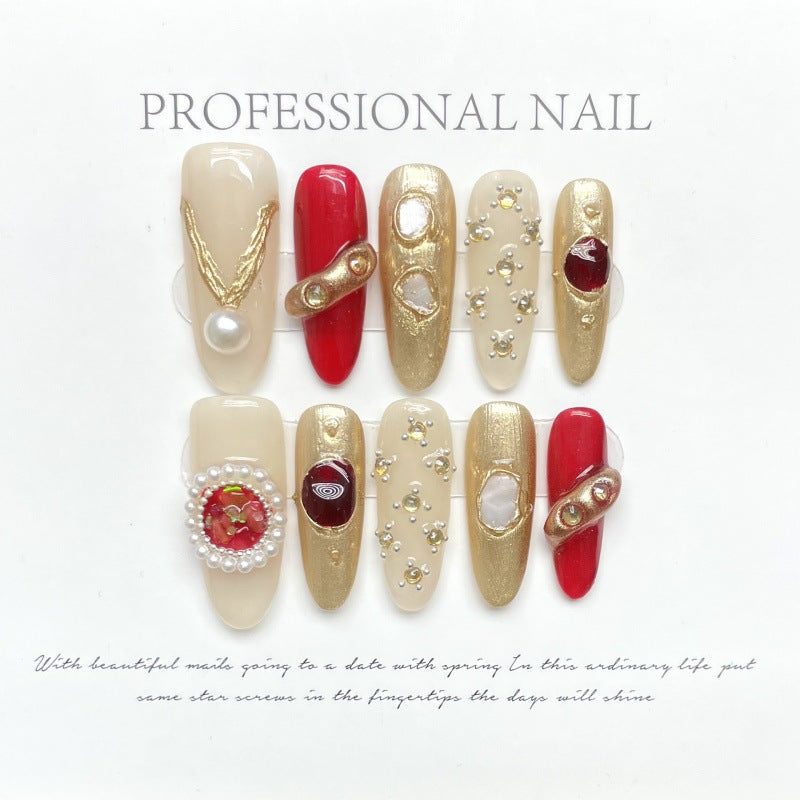 大人向けのヌーディーグラデーションネイルチップ。Sen Nailの上品なショートデザインです。