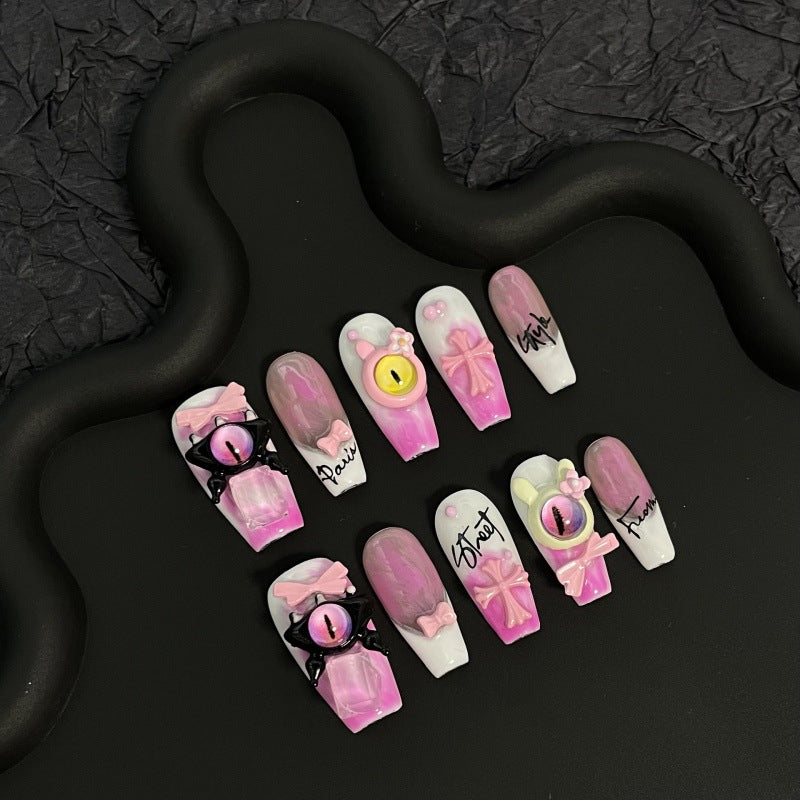 大人向けのヌーディーグラデーションネイルチップ。Sen Nailの上品なショートデザインです。