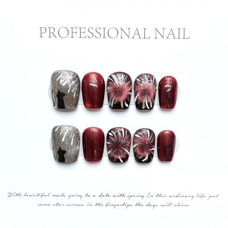 大人向けのヌーディーグラデーションネイルチップ。Sen Nailの上品なショートデザインです。