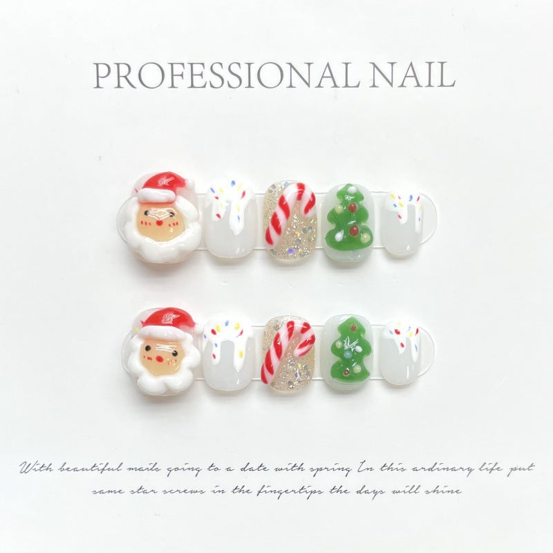 大人向けのヌーディーグラデーションネイルチップ。Sen Nailの上品なショートデザインです。