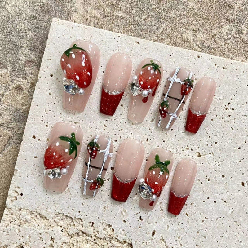 日常使いしやすい春夏フラワーネイルチップ。Sen Nailの爽やかなニュアンスデザインです。