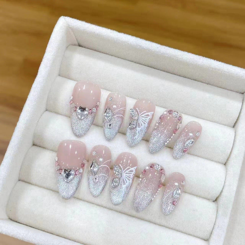 大人向けの春夏フラワーネイルチップ。Sen Nailの爽やかなニュアンスデザインです。