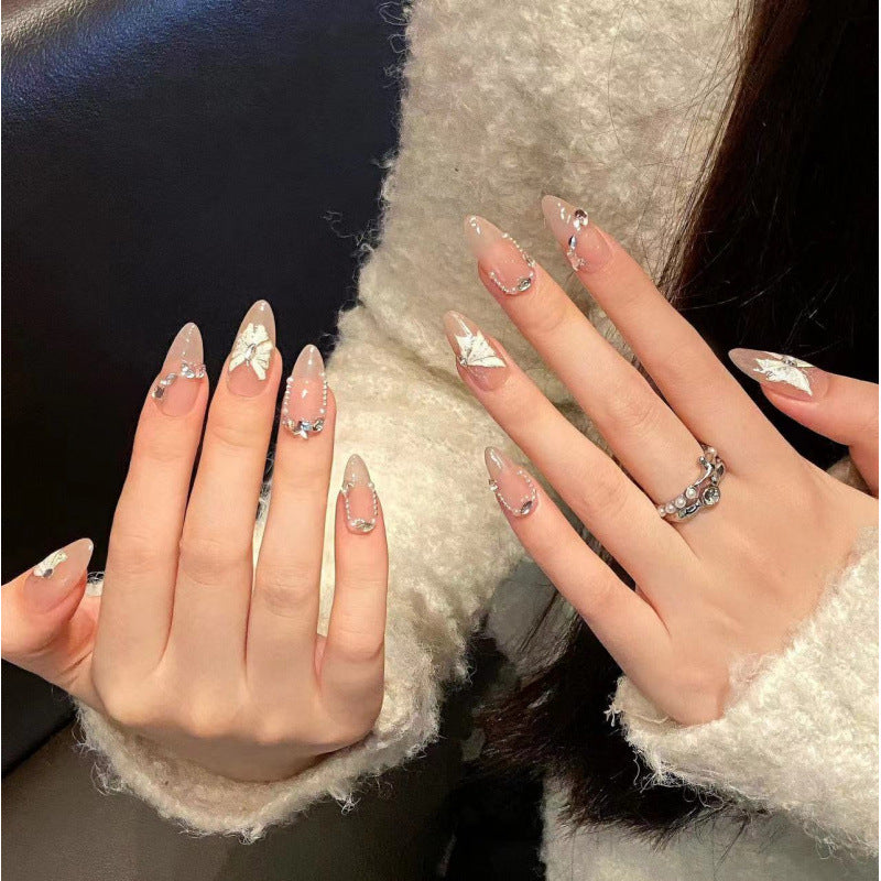 大人向けの春夏フラワーネイルチップ。Sen Nailの爽やかなニュアンスデザインです。