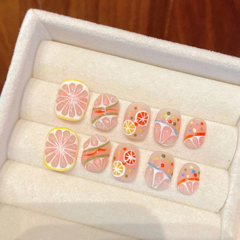 大人向けの春夏フラワーネイルチップ。Sen Nailの爽やかなニュアンスデザインです。