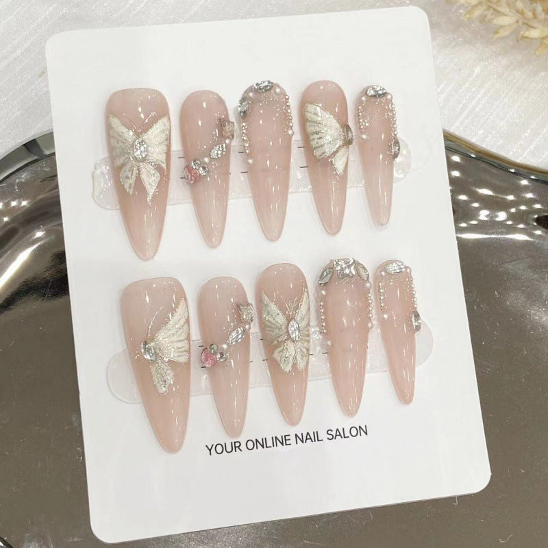 大人向けの春夏フラワーネイルチップ。Sen Nailの爽やかなニュアンスデザインです。