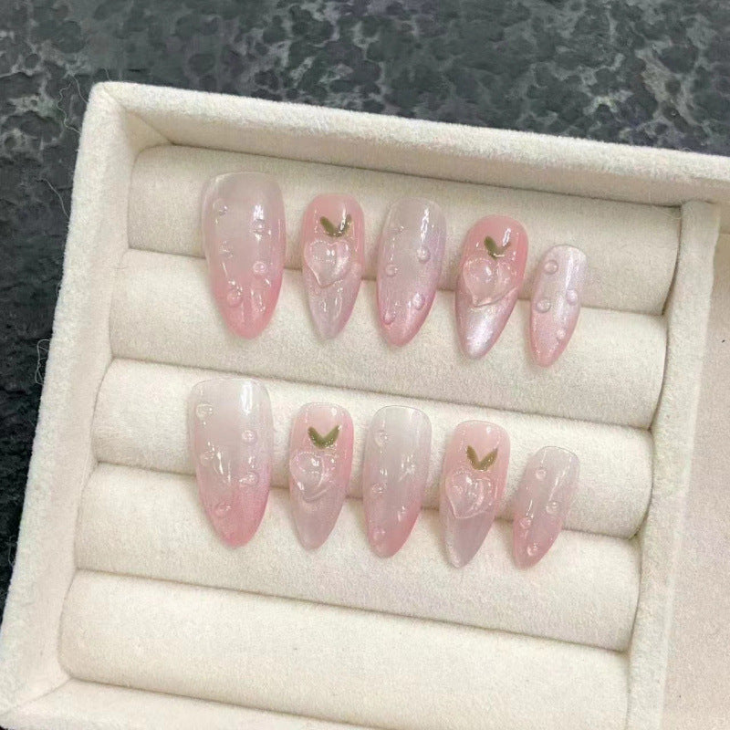 大人向けの春夏フラワーネイルチップ。Sen Nailの爽やかなニュアンスデザインです。