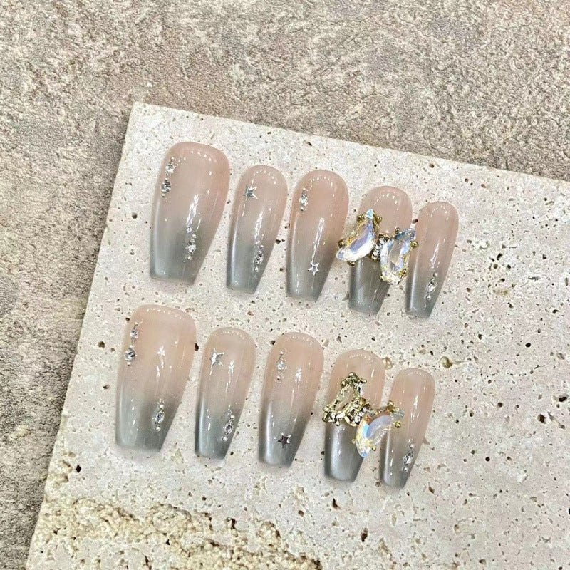 大人向けの春夏フラワーネイルチップ。Sen Nailの爽やかなニュアンスデザインです。