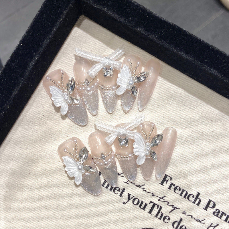 大人向けの春夏フラワーネイルチップ。Sen Nailの爽やかなニュアンスデザインです。