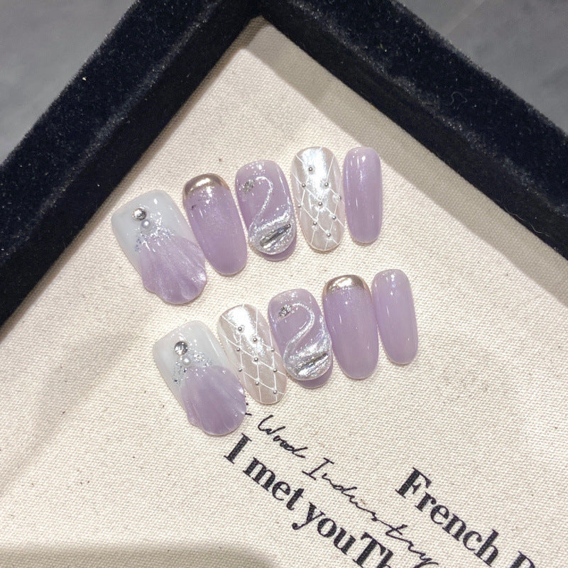 大人向けの春夏フラワーネイルチップ。Sen Nailの爽やかなニュアンスデザインです。