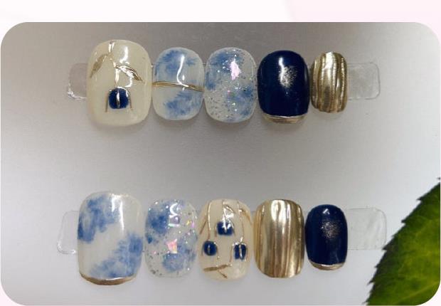 Sen Nail ベリーショートスクエア ネイル福袋 詳細画像2、ベリーショートスクエアのSen Nailネイル福袋