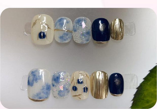 Sen Nail berry short square nail product image